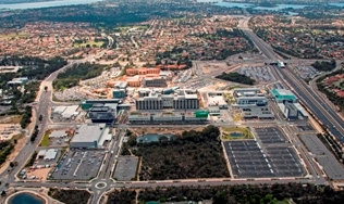Aerial view of Fiona Stanley Hospital October 2013